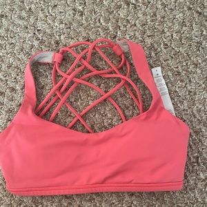 Lulu Lemon Pink Sports Bra